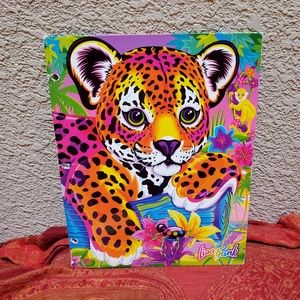 Vintage Lisa Frank Hunter Leopard Cheetah Kitten Folder 90s